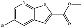 Methyl 5-broMothieno[2,3-b]pyridine-2-carboxylate Structure