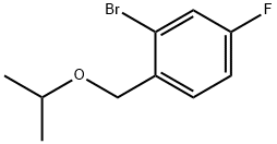 2-broMo-4-fluoro-1-(isopropoxyMethyl)benzene Structure