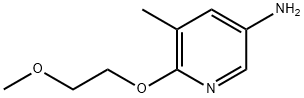 6-(2-Methoxyethoxy)-5-Methylpyridin-3-aMine Struktur