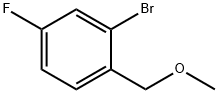 2-溴-4-氟-1-(甲氧基甲基)苯 结构式