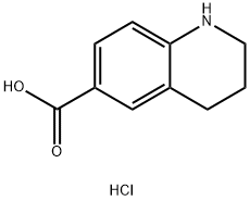 1,2,3,4-Tetrahydroquinoline-6-carboxylic Acid Hydrochloride Structure