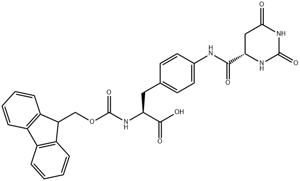 N-[(9H-Fluoren-9-ylMethoxy)carbonyl]-4-[[[(4S)-hexahydro-2,6-dioxo-4-pyriMidinyl]carbonyl]aMino]-L-phenylalanine