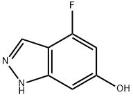 4-氟-1H-吲唑-6-醇 结构式
