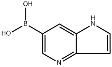 1H-Pyrrolo[3,2-B]pyridine-6-boronic acid,1253911-17-9,结构式