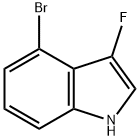 4-BroMo-3-fluoroindole Structure