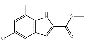 Methyl 5-chloro-7-fluoro-1H-indole-2-carboxylate|5-氯-7-氟-1H-吲哚-2-甲酸乙酯