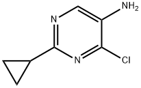 5-aMino-4-chloro-2-cyclopropyl-pyriMidine Struktur