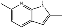 2,6-DiMethyl-1H-pyrrolo[2,3-b]pyridine Struktur