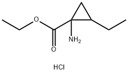 ethyl 1-aMino-2-ethylcyclopropanecarboxylate hcl Struktur
