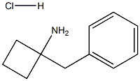 1-苄基环丁胺盐酸盐 结构式