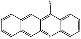 12-クロロ-5-アザテトラセン 化学構造式