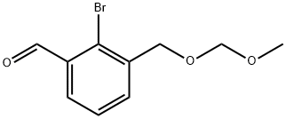 2-broMo-3-((MethoxyMethoxy)Methyl)benzaldehyde Structure
