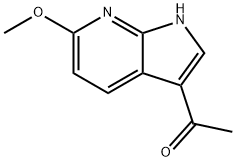 3-Acetyl-6-Methoxy-7-azaindole Structure