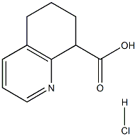 5,6,7,8-Tetrahydro-quinoline-8-carboxylic acid hydrochloride Struktur