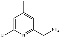 (6-氯-4-甲基吡啶-2-基)甲胺,1256806-98-0,结构式