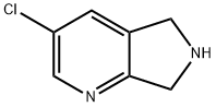 3-chloro-6,7-dihydro-5H-pyrrolo[3,4-b]pyridine hydrochloride Structure