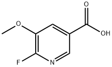 2-Fluoro-3-Methoxypyridine-5-carboxylic acid Structure