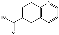 5,6,7,8-Tetrahydroquinoline-6-carboxylic acid, 1256822-12-4, 结构式