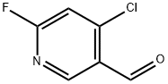 4-chloro-6-fluoronicotinaldehyde Struktur
