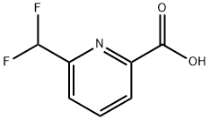 6-(DifluoroMethyl)-2-pyridinecarboxylic Acid Struktur