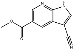3-Cyano-7-azaindole-5-carboxylic acid Methyl ester|