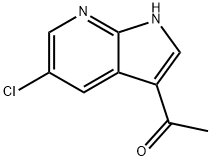 3-Acetyl-5-chloro-7-azaindole Struktur