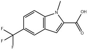 1-Methyl-5-trifluoroMethyl-1H-indole-2-carboxylic acid Structure