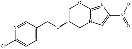 3-(6-Chloro-pyridin-3-ylMethoxy)-7-nitro-7H-iMidazo[2,1-b][1,3]oxazine 结构式