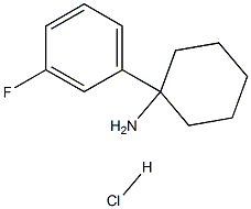 1-(3-Fluorophenyl)-cyclohexanaMine HCl Structure