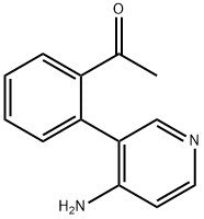 1-(2-(4-aMinopyridin-3-yl)phenyl)ethanone Struktur
