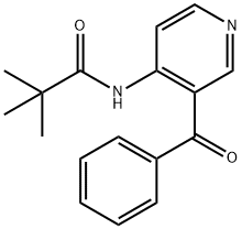 N-(3-benzoylpyridin-4-yl)pivalaMide Struktur