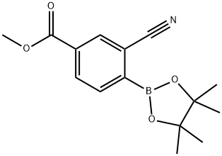 1258963-20-0 3-CYANO-4-(4,4,5,5-TETRAMETHYL-1,3,2-DIOXABOROLAN-2-YL)-BENZOIC ACID, METHYL ESTER