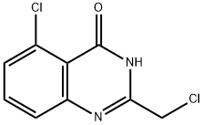 5-Chloro-2-chloroMethyl-1H-quinazolin-4-one 化学構造式