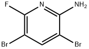 3,5-dibromo-6-fluoropyridin-2-amine Structure