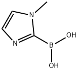 1-甲基-1H-咪唑-2-硼酸, 1259509-05-1, 结构式