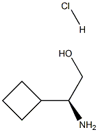 (S)-2-氨基-2-环丁基乙醇盐酸盐,1259702-72-1,结构式