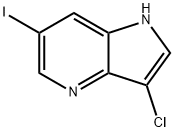 3-Chloro-6-iodo-4-azaindole Structure