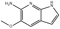 6-AMino-5-Methoxy-7-azaindole 化学構造式