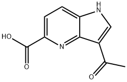 3-Acetyl-4-azaindole-5-carboxylic acid,1260383-01-4,结构式