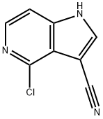 4-氯-3-氰基-5-氮杂吲哚, 1260383-16-1, 结构式