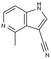 3-Cyano-4-Methyl-5-azaindole 结构式