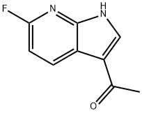 3-Acetyl-6-fluoro-7-azaindole Structure