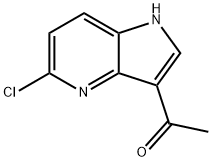 3-Acetyl-5-chloro-4-azaindole Structure