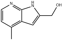 4-Methyl-7-azaindole-2-Methanol,1260384-32-4,结构式