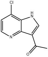 3-乙酰基-7-氯-4-氮杂-吲哚, 1260385-01-0, 结构式