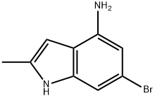 4-AMino-6-broMo-2-Methyl-1H-indole Struktur