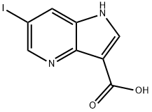 6-Iodo-4-azaindole-3-carboxylic acid Structure