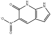 6-Hydroxy-5-nitro-7-azaindole Struktur
