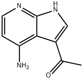 3-Acetyl-4-aMino-7-azaindole 结构式