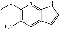 5-AMINO-6-METHOXY-7-AZAINDOLE, 1260385-85-0, 结构式